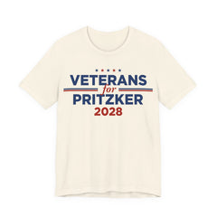 Veterans for J.B. Pritzker for President Campaign T-Shirt 2028
