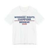 Worker' Rights Champions for Andy Beshear for President Campaign T-Shirt 2028