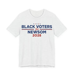 Black Voters for Gavin Newsom Campaign T-Shirt for President 2028