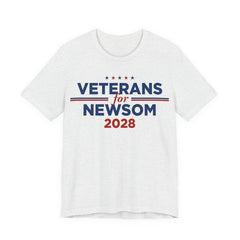 Veterans for Gavin Newsom for President Campaign T-Shirt 2028
