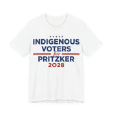 Indigenous Voters / Native Americans for J.B. Pritzker for President Campaign T-Shirt 2028