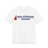New Hampshire for Josh Shapiro for President Campaign T-Shirt 2028