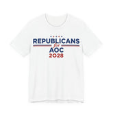 Republicans for AOC for President Campaign T-Shirt 2028