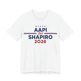 AAPI Asian American and Pacific Islander for Josh Shapiro Campaign T-Shirt for President 2028