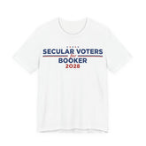 Secular Voters for Cory Booker for President Campaign T-Shirt 2028