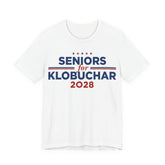 Seniors for Amy Klobuchar for President Campaign T-Shirt 2028