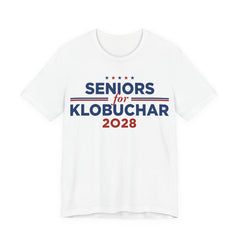 Seniors for Amy Klobuchar for President Campaign T-Shirt 2028