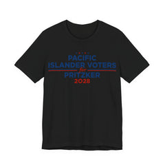 Pacific Islander Voters for J.B. Pritzker for President Campaign T-Shirt 2028