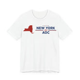 New York for AOC for President Campaign T-Shirt 2028