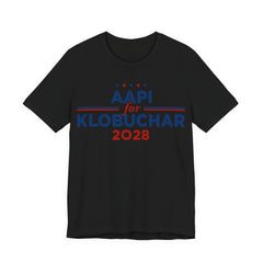 AAPI Asian American and Pacific Islander for Amy Klobuchar Campaign T-Shirt for President 2028