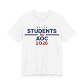 Students for AOC for President Campaign T-Shirt 2028