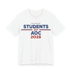 Students for AOC for President Campaign T-Shirt 2028