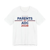 Parents for AOC for President Campaign T-Shirt 2028