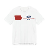Iowa for AOC for President Campaign T-Shirt 2028