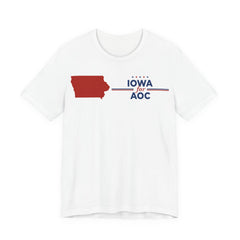 Iowa for AOC for President Campaign T-Shirt 2028