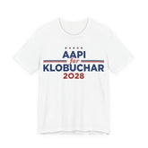 AAPI Asian American and Pacific Islander for Amy Klobuchar Campaign T-Shirt for President 2028