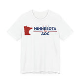 Minnesota for AOC for President Campaign T-Shirt 2028