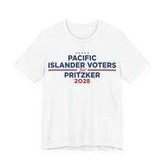Pacific Islander Voters for J.B. Pritzker for President Campaign T-Shirt 2028