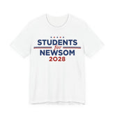 Students for Gavin Newsom for President Campaign T-Shirt 2028
