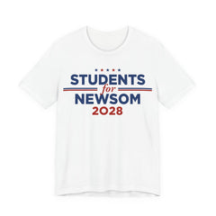 Students for Gavin Newsom for President Campaign T-Shirt 2028