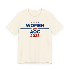 Women for AOC for President Campaign T-Shirt 2028