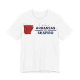 Arkansas for Josh Shapiro for President Campaign T-Shirt 2028