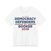 Democracy Defenders for Cory Booker for President Campaign T-Shirt 2028