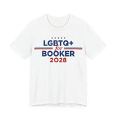 LGBTQ+ for Cory Booker for President Campaign T-Shirt 2028