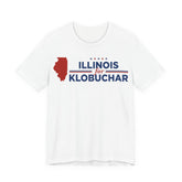 Illinois for Amy Klobuchar for President Campaign T-Shirt 2028