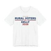 Rural Voters for Mark Kelly for President Campaign T-Shirt 2028