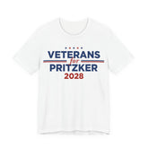 Veterans for J.B. Pritzker for President Campaign T-Shirt 2028