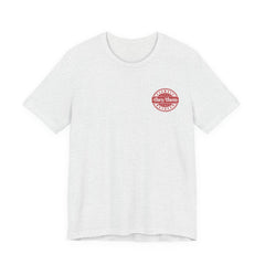 they/them Red Stamp Pronoun T-Shirt – Vintage Chest Graphic Tee