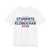 Students for Amy Klobuchar for President Campaign T-Shirt 2028