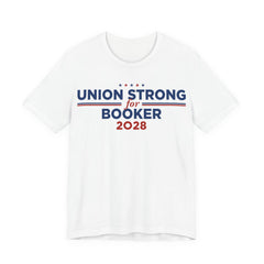 Union Strong Cory Booker for President Campaign T-Shirt 2028