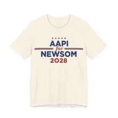 AAPI Asian American and Pacific Islander for Gavin Newsom Campaign T-Shirt for President 2028