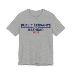 Public Servants for Andy Beshear for President Campaign T-Shirt 2028