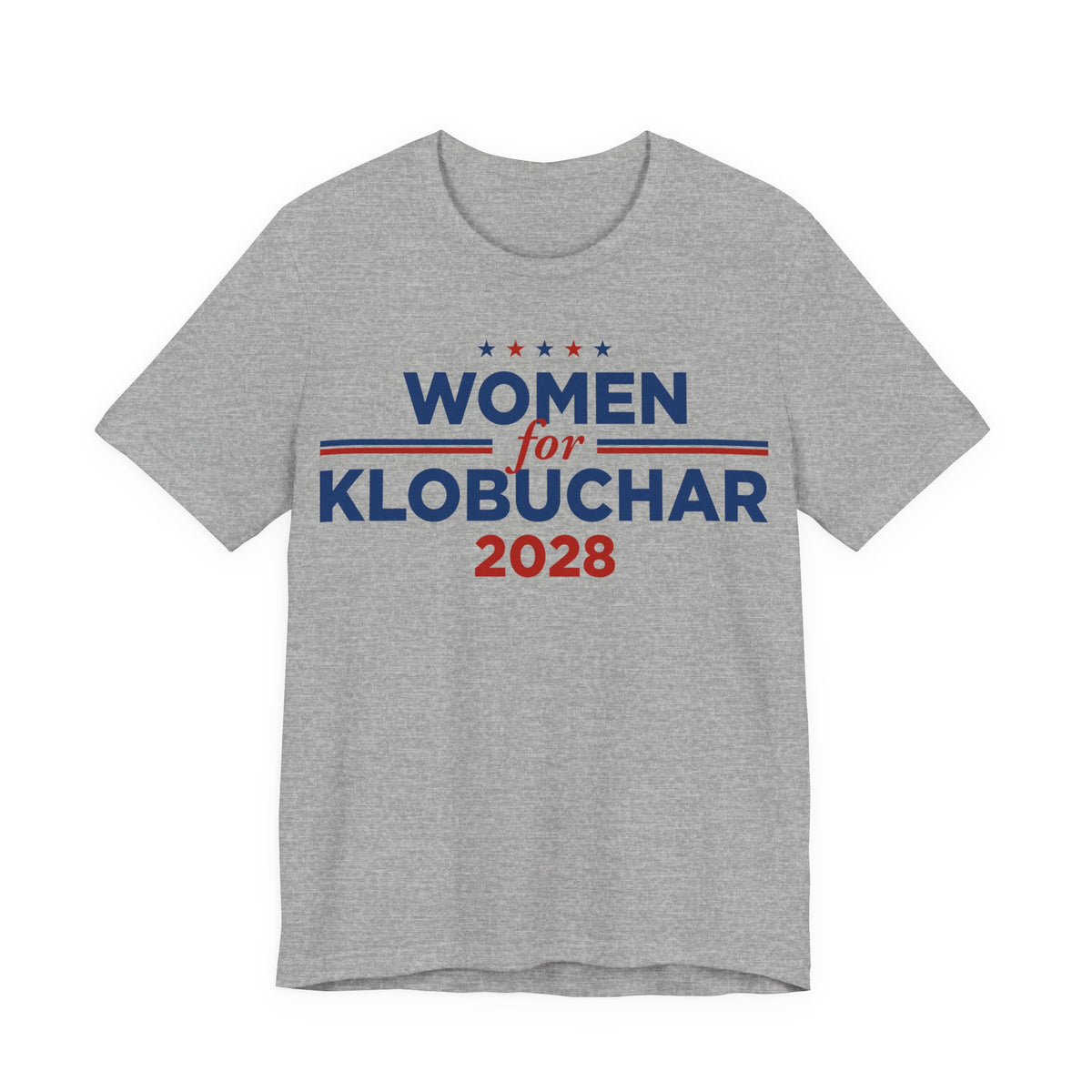 Women for Amy Klobuchar for President Campaign T-Shirt 2028