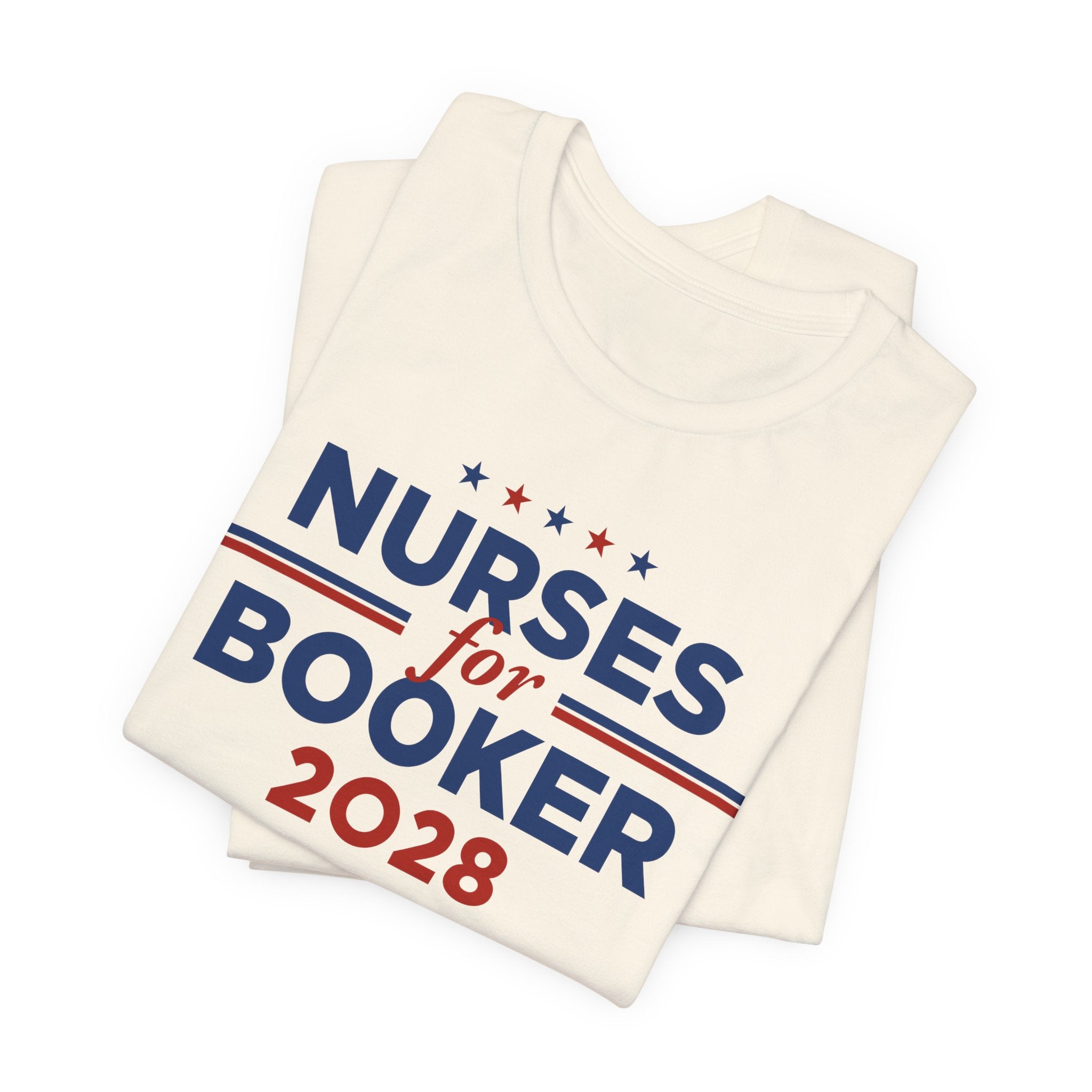Nurses for Cory Booker for President Campaign T-Shirt 2028