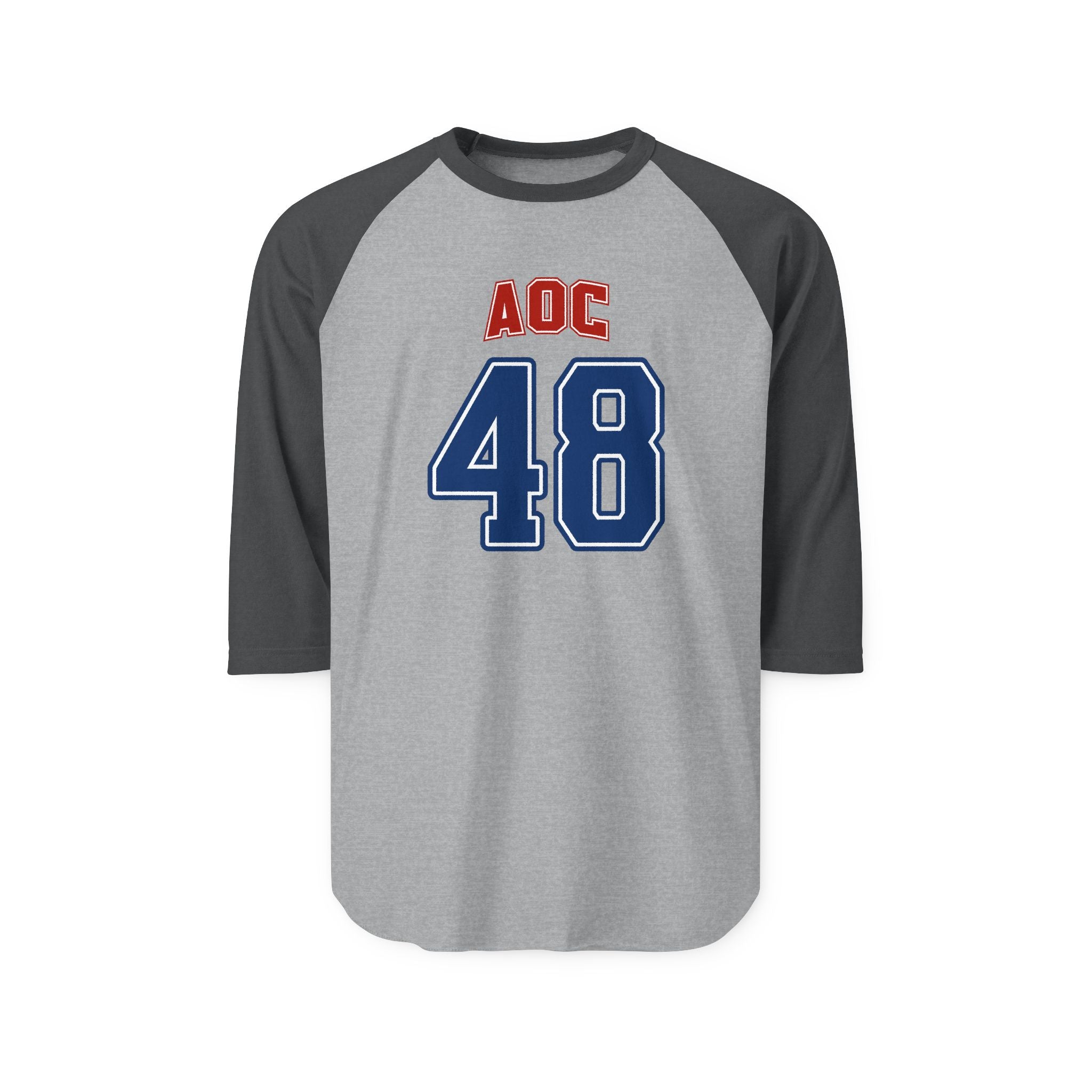 Team AOC - 48th President Vintage Varsity Baseball T-Shirt