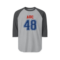 Team AOC - 48th President Vintage Varsity Baseball T-Shirt