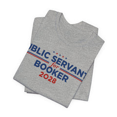 Public Servants for Cory Booker for President Campaign T-Shirt 2028