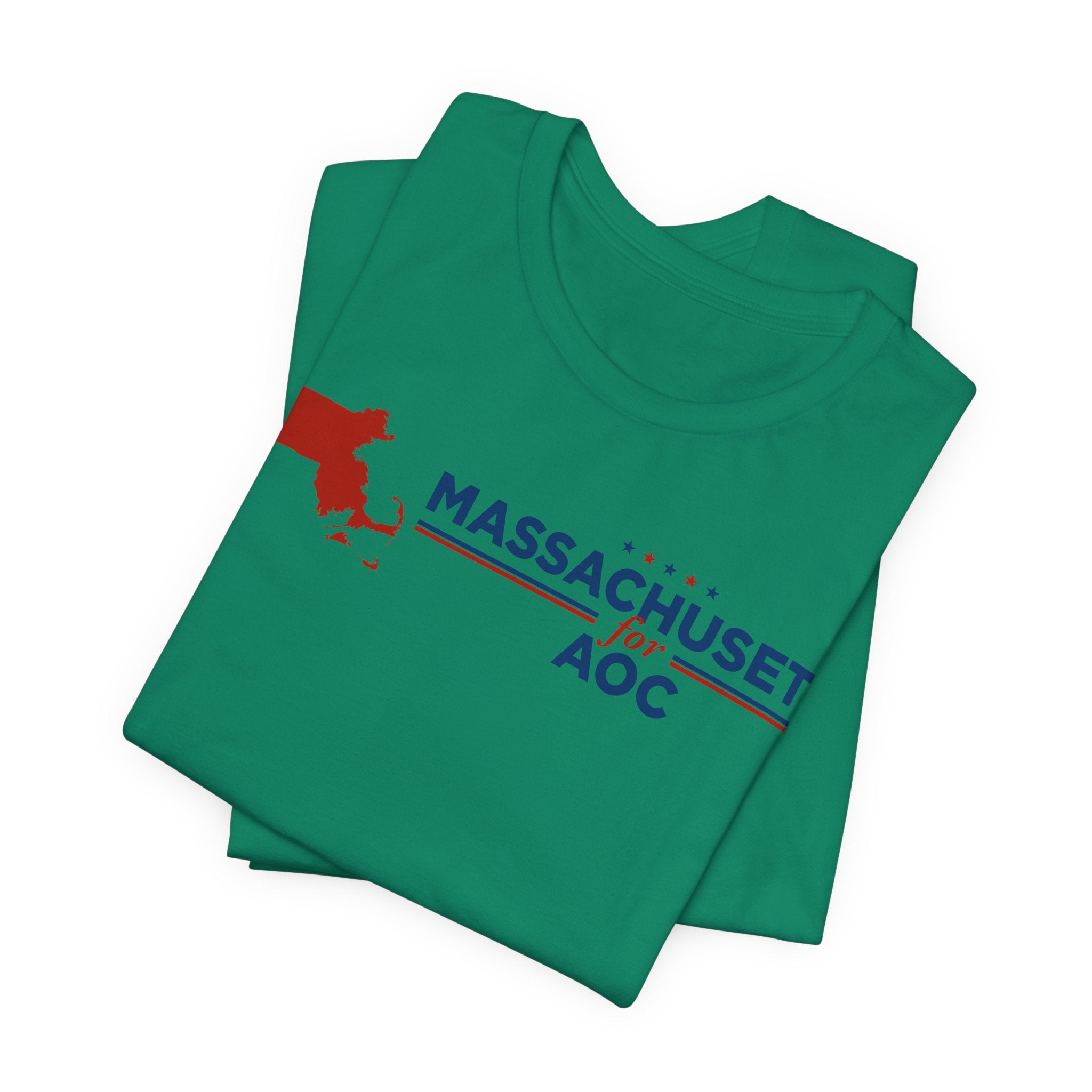 Massachusetts for AOC for President Campaign T-Shirt 2028