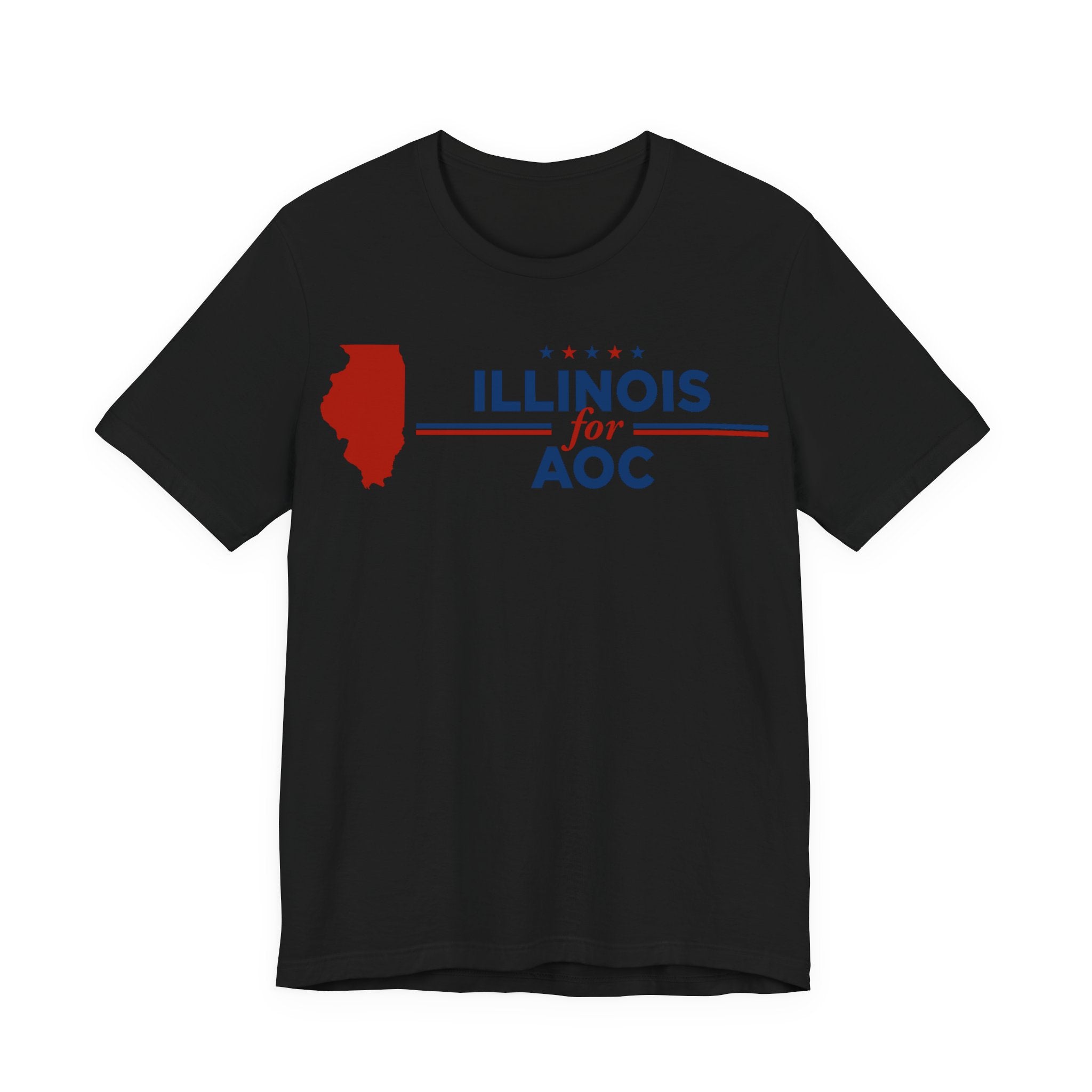 Illinois for AOC for President Campaign T-Shirt 2028
