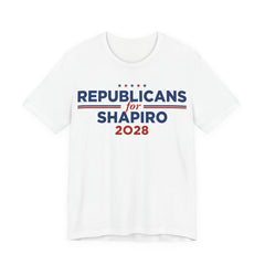 Republicans for Josh Shapiro for President Campaign T-Shirt 2028