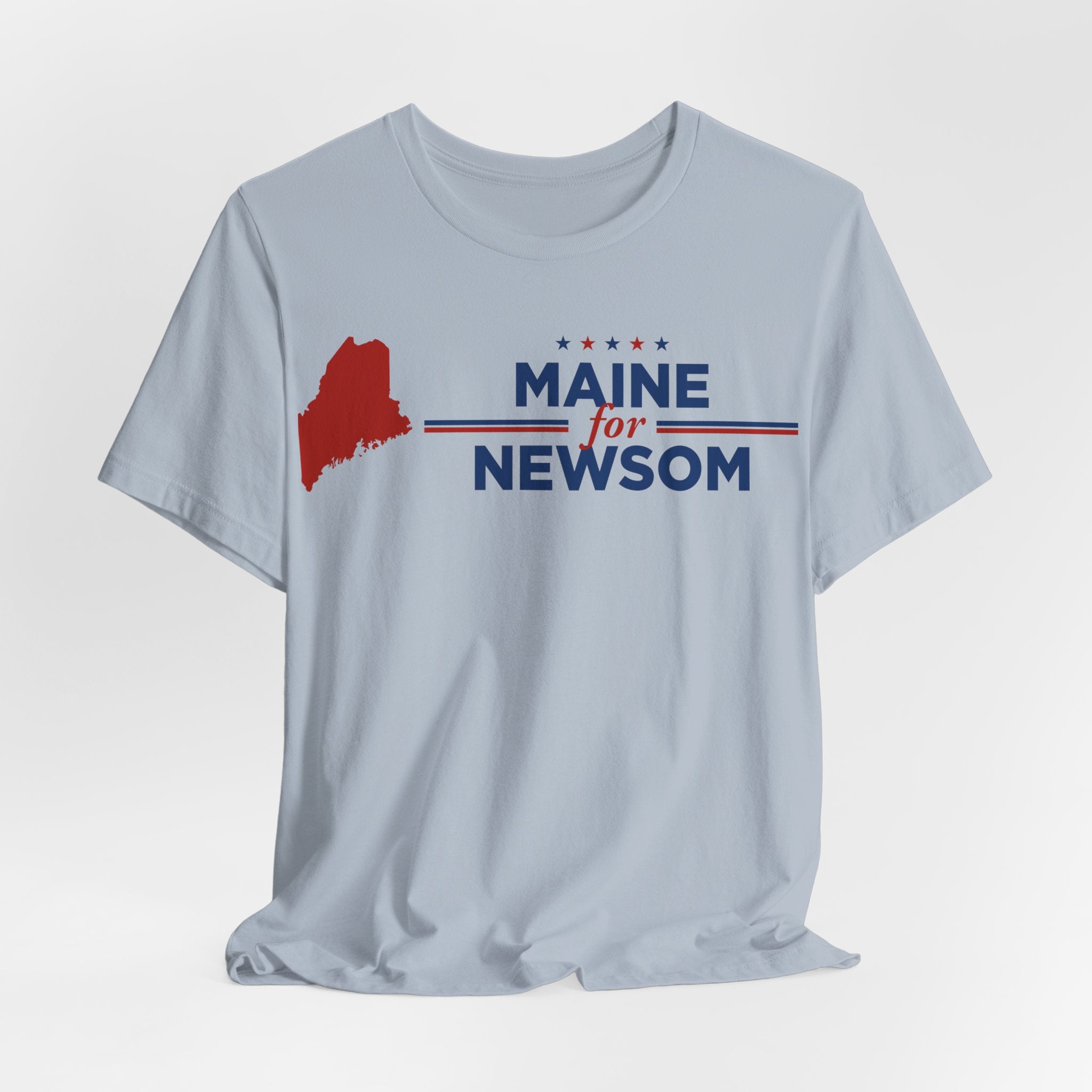 Maine for Gavin Newsom for President Campaign T-Shirt 2028