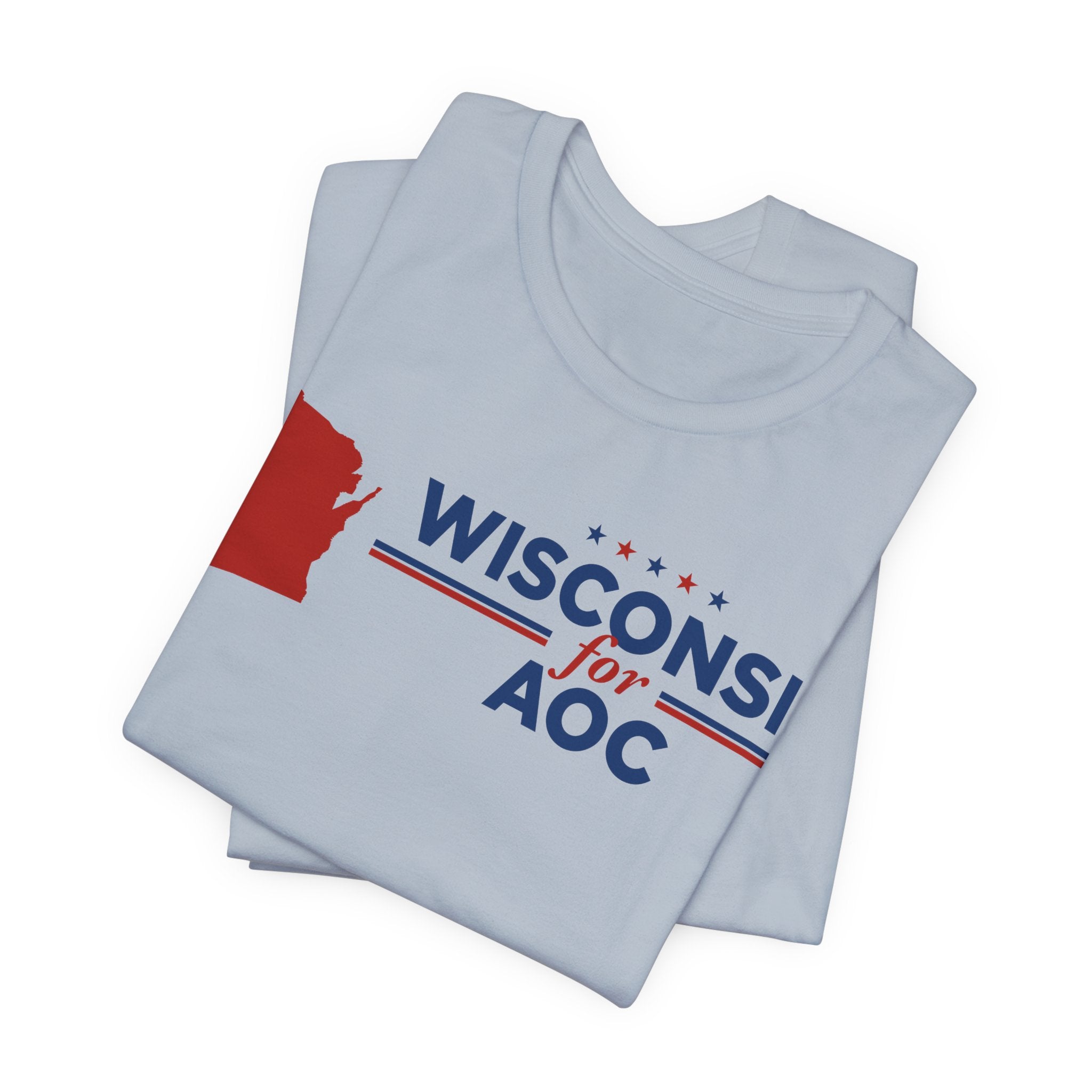 Wisconsin for AOC for President Campaign T-Shirt 2028