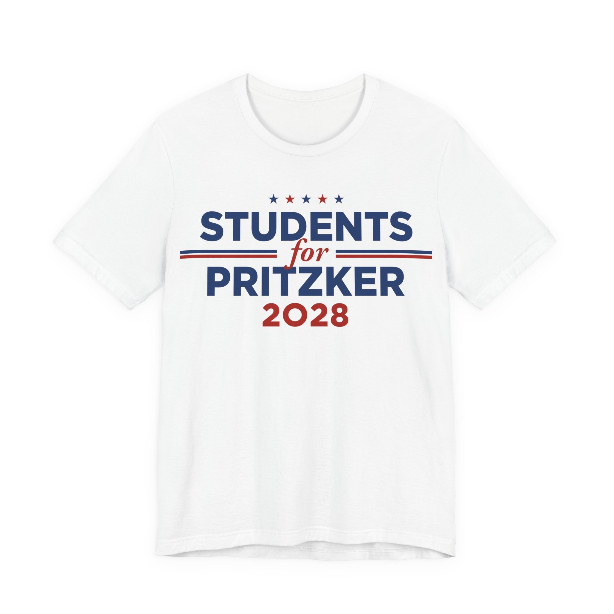 Students for J.B. Pritzker for President Campaign T-Shirt 2028