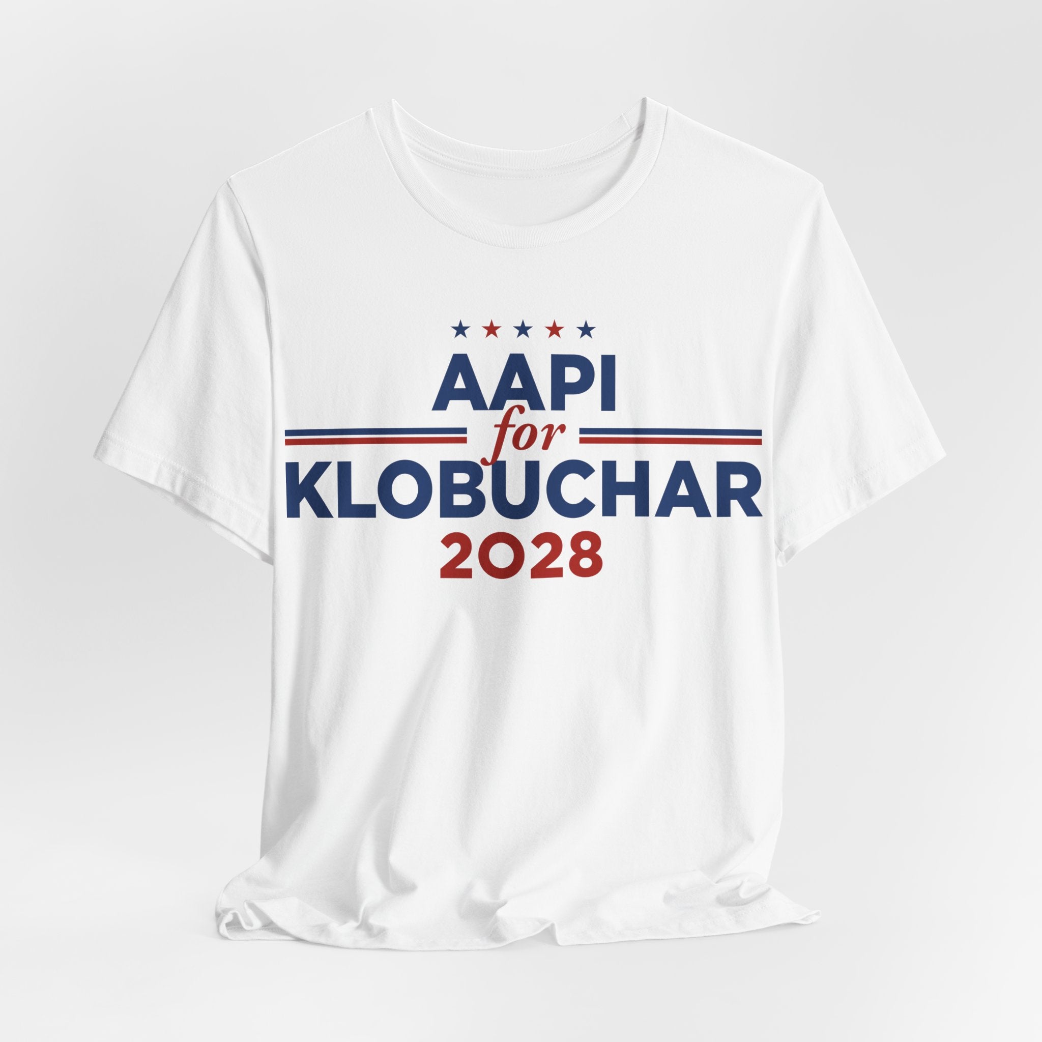 AAPI Asian American and Pacific Islander for Amy Klobuchar Campaign T-Shirt for President 2028