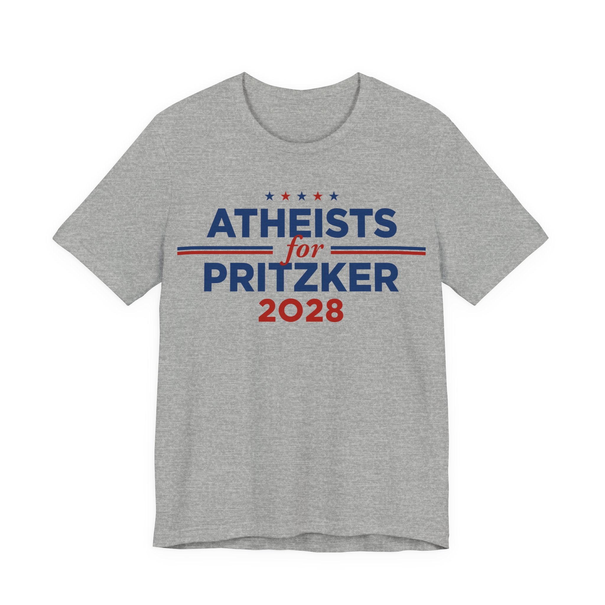Atheists for J.B. Pritzker for President Campaign T-Shirt 2028