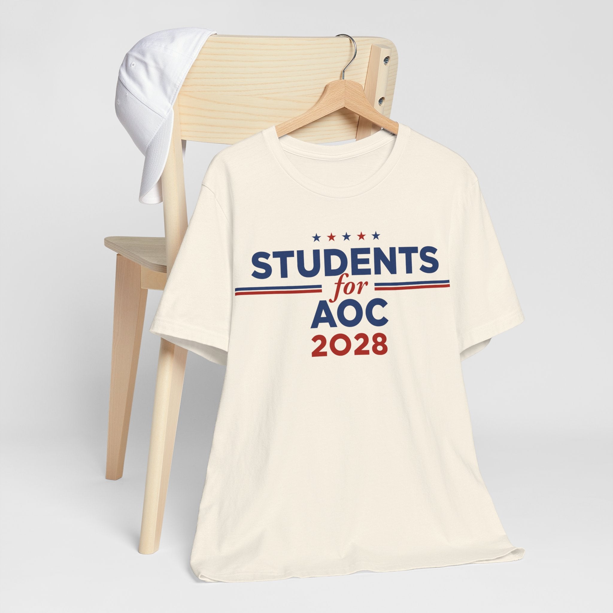Students for AOC for President Campaign T-Shirt 2028